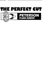 Welcome to Peterson Flush Arbor 800-788-2578